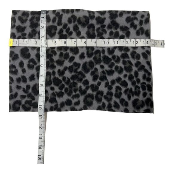 Old Navy Scarf Infinity Grey Black Leopard Print - Picture 6 of 8